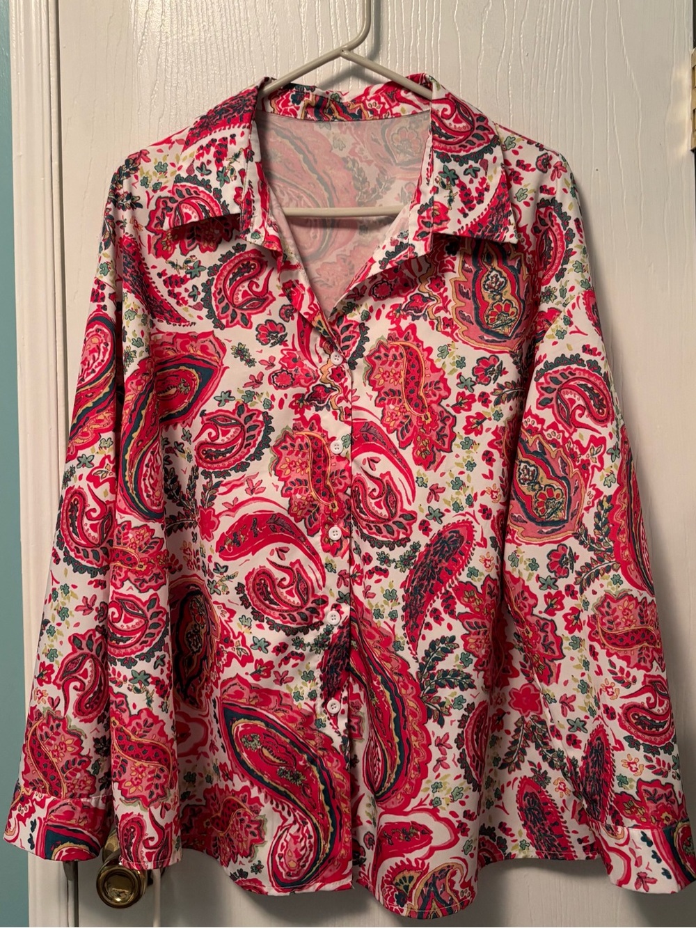 Paisley blouse. Worn once.